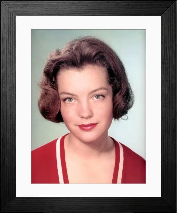 Framed Print : Romy Schneider, circa 1960 Framed Print : Romy Schneider, circa 1960