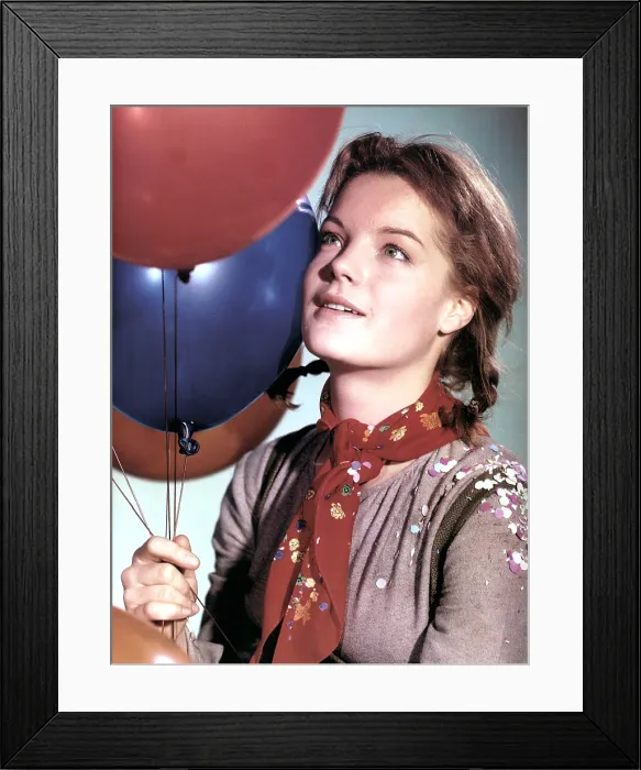 Framed Print : Romy Schneider, 1950s