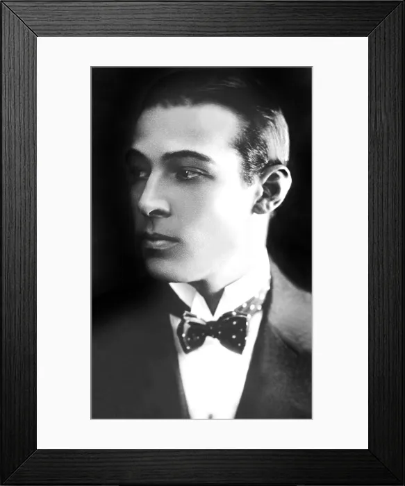 Framed Print : Rudolph Valentino, ca 1921