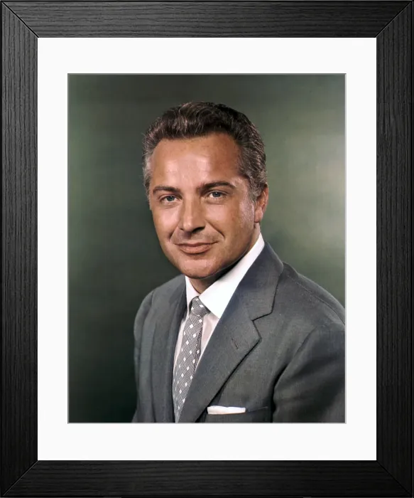Framed Print : Rossano Brazzi, ca 1950s Framed Print : Rossano Brazzi, ca 1950s