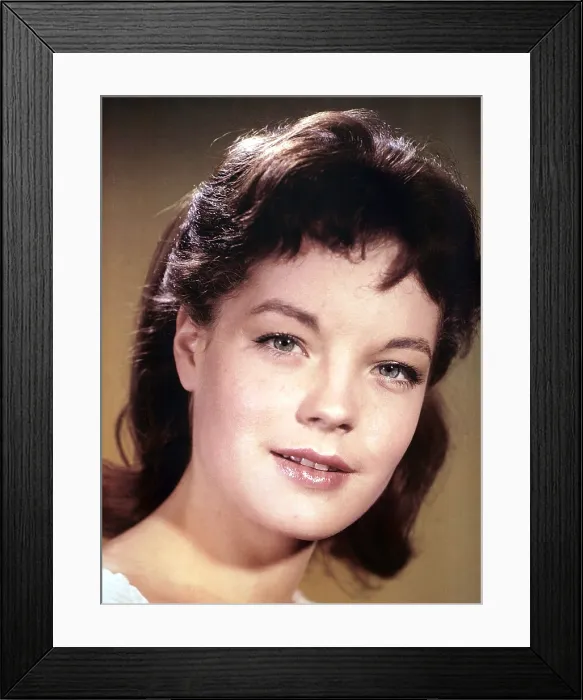 Framed Print : Romy Schneider, 1950s