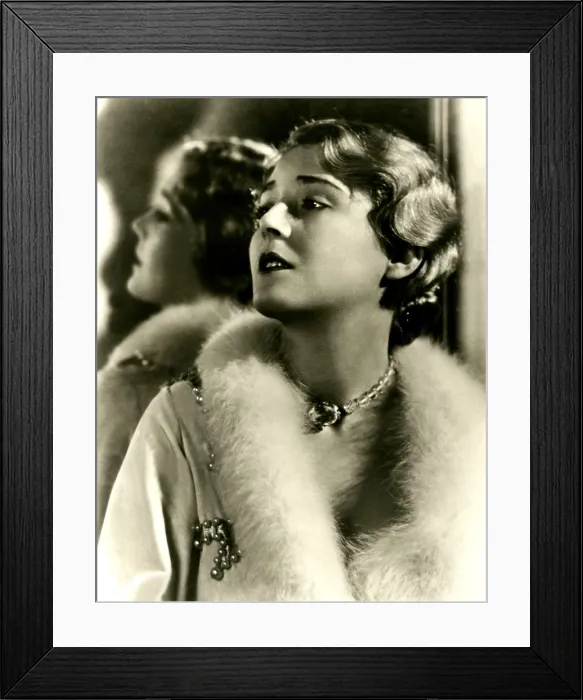 Framed Print : Vilma Banky, portrait ca. 1920s