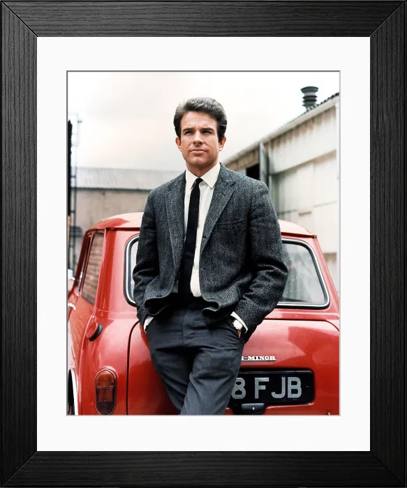 Framed Print : WARREN BEATTY, 1960s