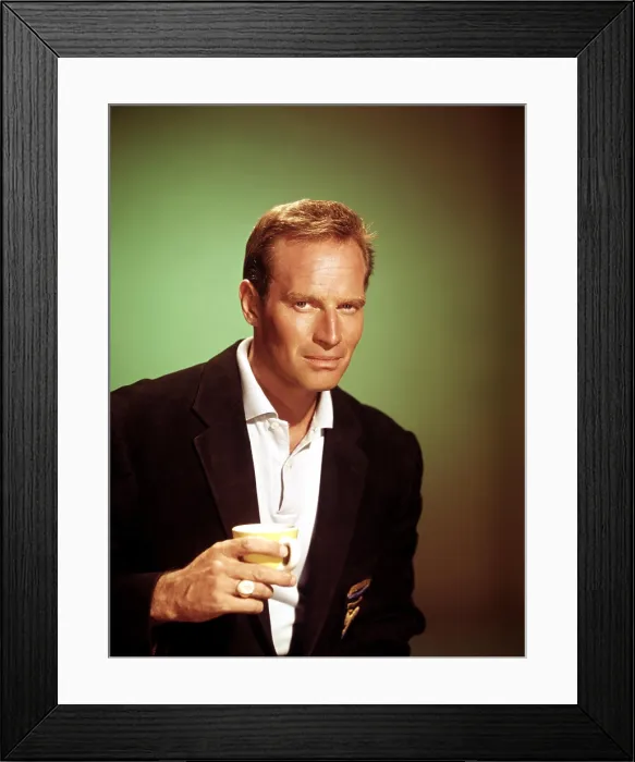 Framed Print : CHARLTON HESTON, 1950s