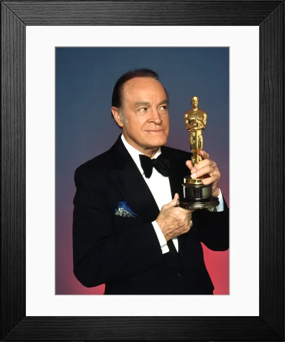 Framed Print : Bob Hope eyeing the Academy Award Framed Print : Bob Hope eyeing the Academy Award