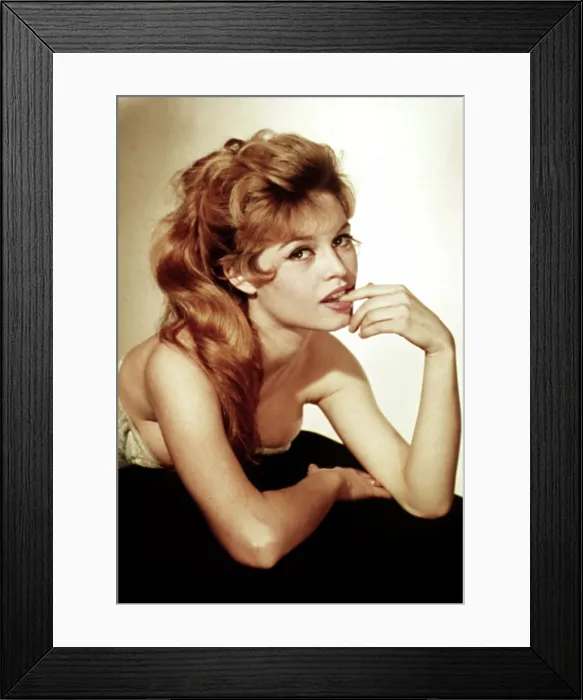 Framed Print : Brigitte Bardot, ca. 1950s