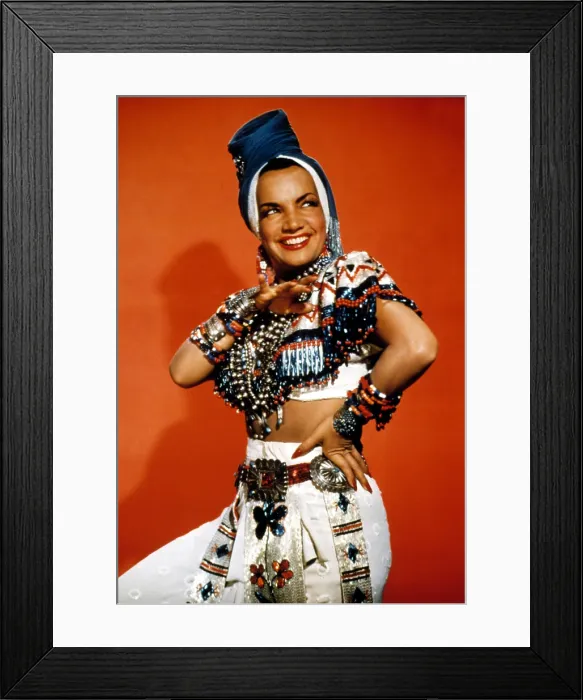 Framed Print : Carmen Miranda, ca. 1940s