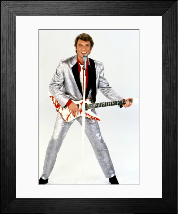 Framed Print : Johnny Hallyday, circa 1960s
