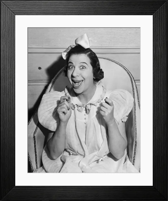 Framed Print : THE BABY SNOOKS SHOW, Fanny Brice, 1936-1951 Framed Print : THE BABY SNOOKS SHOW, Fanny Brice, 1936-1951