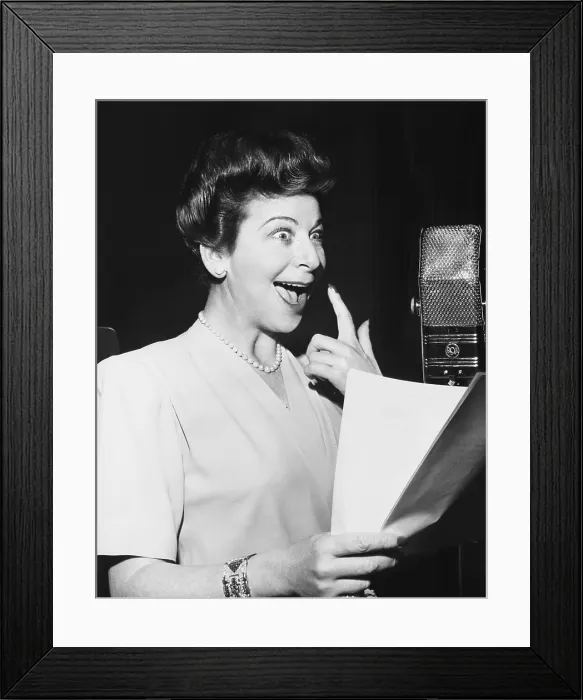 Framed Print : THE BABY SNOOKS SHOW, Fanny Brice, 1936-1951