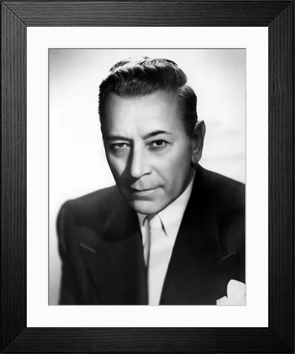 Framed Print : ROCKY JORDAN, George Raft, 1951