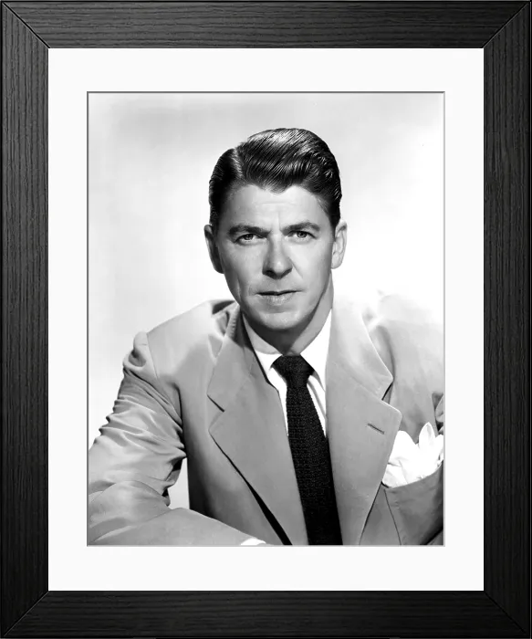 Framed Print : Ronald Reagan