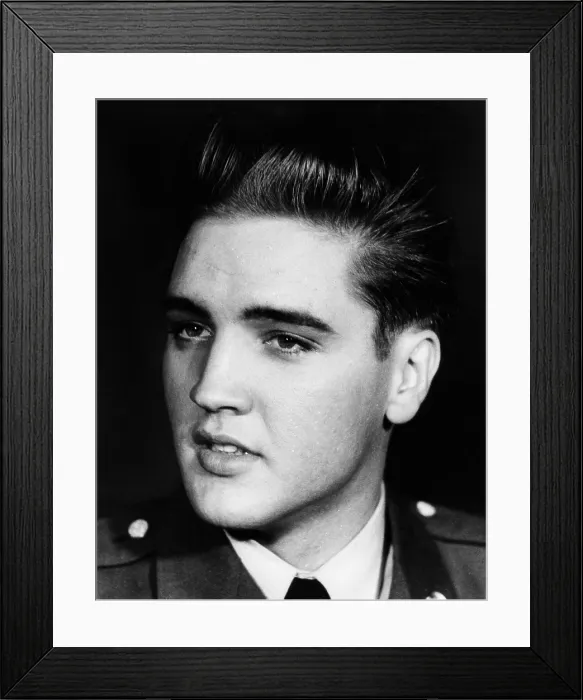 Framed Print : Private Elvis Presley, ca. 1958