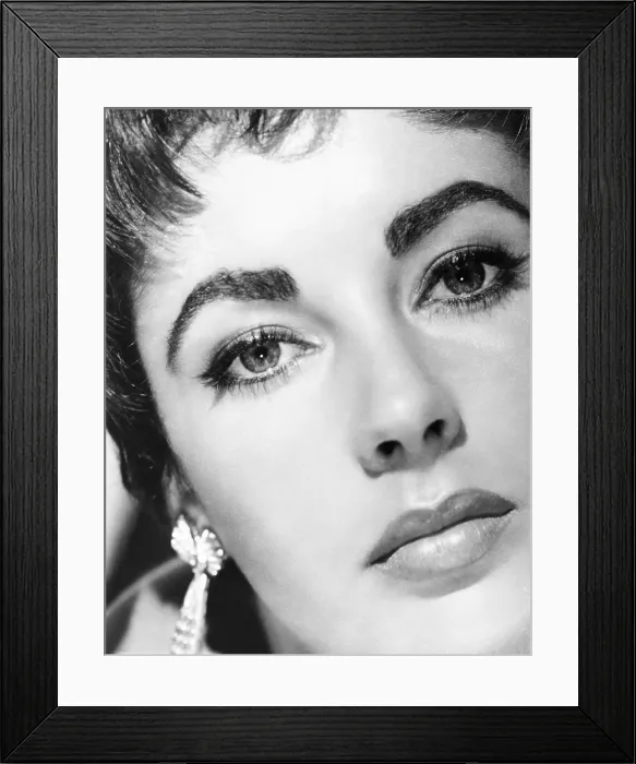 Framed Print : Elizabeth Taylor, ca. mid-1950s Framed Print : Elizabeth Taylor, ca. mid-1950s