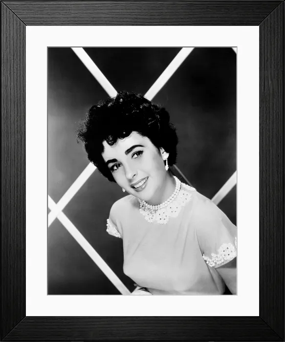 Framed Print : Elizabeth Taylor, ca. early 1950s Framed Print : Elizabeth Taylor, ca. early 1950s