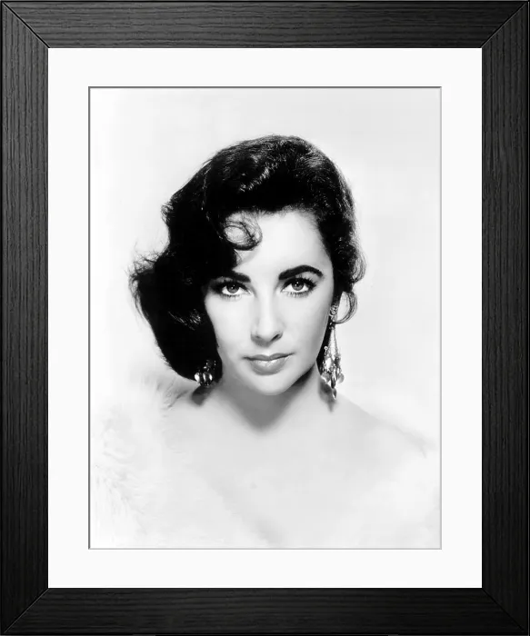 Framed Print : Elizabeth Taylor, ca. mid-1950s Framed Print : Elizabeth Taylor, ca. mid-1950s