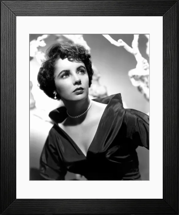 Framed Print : Elizabeth Taylor, 1950