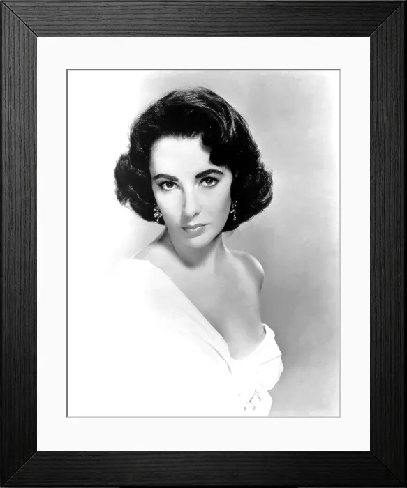 Framed Print : Elizabeth Taylor, ca. mid-1950s Framed Print : Elizabeth Taylor, ca. mid-1950s