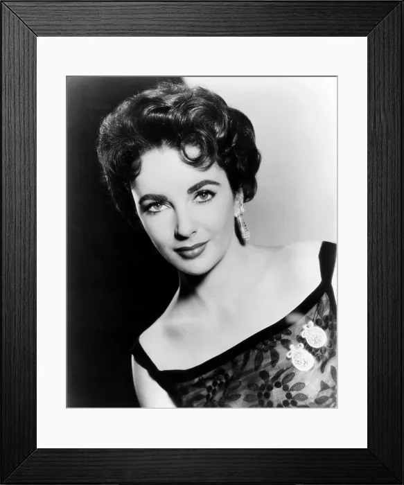 Framed Print : Elizabeth Taylor, ca. 1954