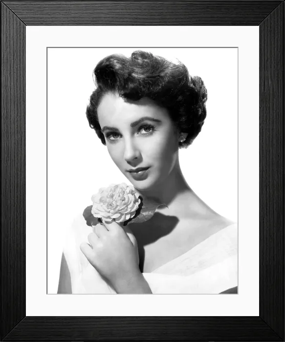 Framed Print : Elizabeth Taylor, 1950