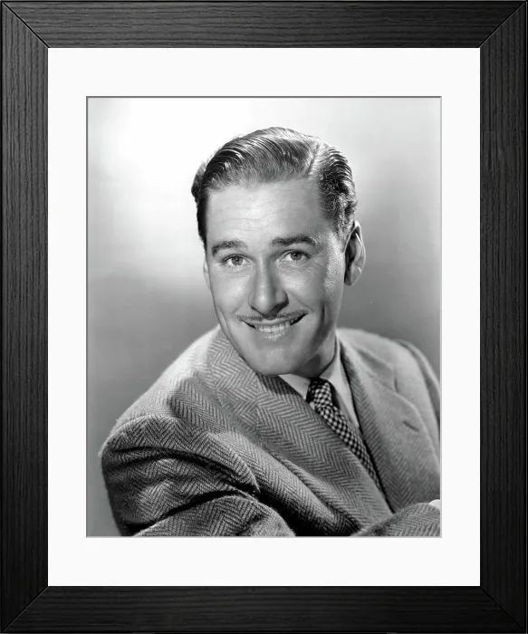 Framed Print : ERROL FLYNN, Warner Brothers, 6 / 1 / 44
