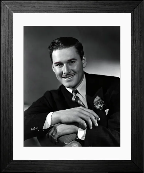 Framed Print : Errol Flynn