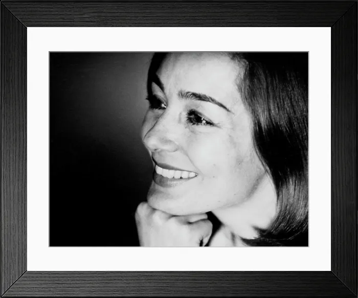 Framed Print : Emmanuelle Riva, 1960s Framed Print : Emmanuelle Riva, 1960s