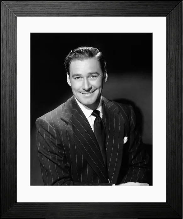 Framed Print : Errol Flynn, ca. 1940s Framed Print : Errol Flynn, ca. 1940s