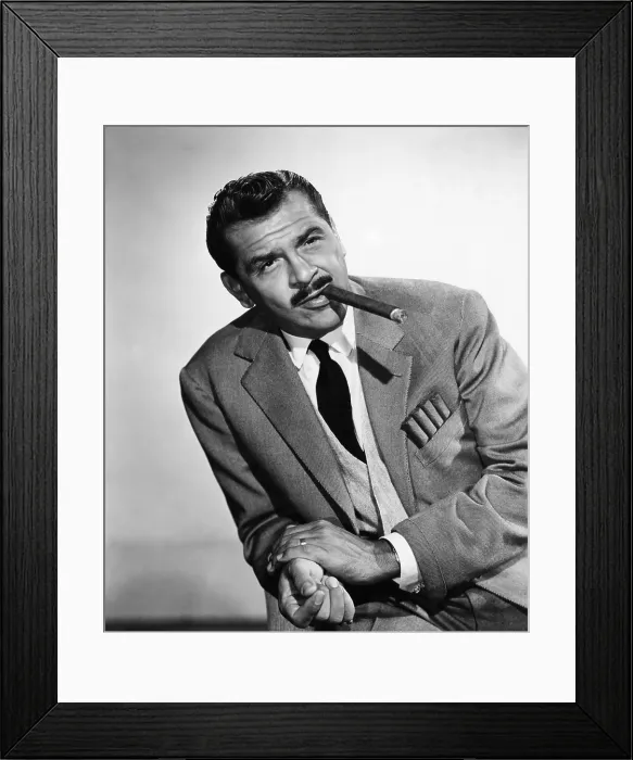 Framed Print : Ernie Kovacs, 1950s, ph: Coburn