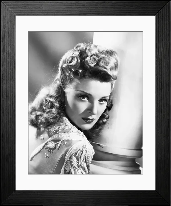 Framed Print : Evelyn Ankers, ca. early 1940s Framed Print : Evelyn Ankers, ca. early 1940s