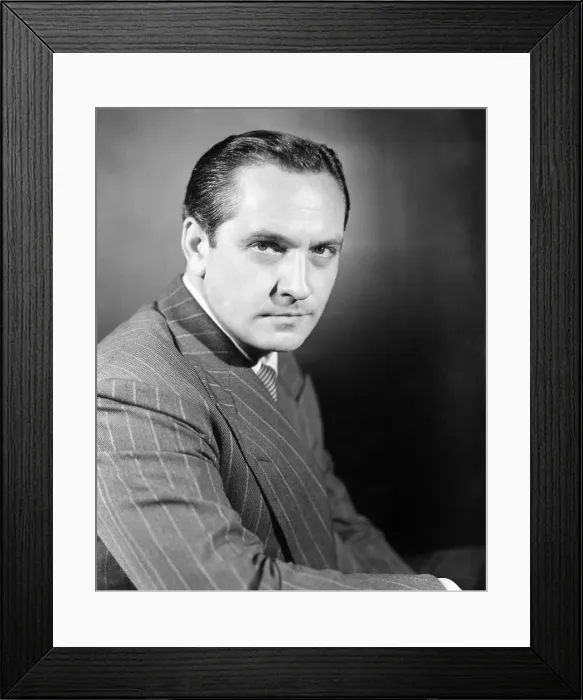 Framed Print : Fredric March, 1943