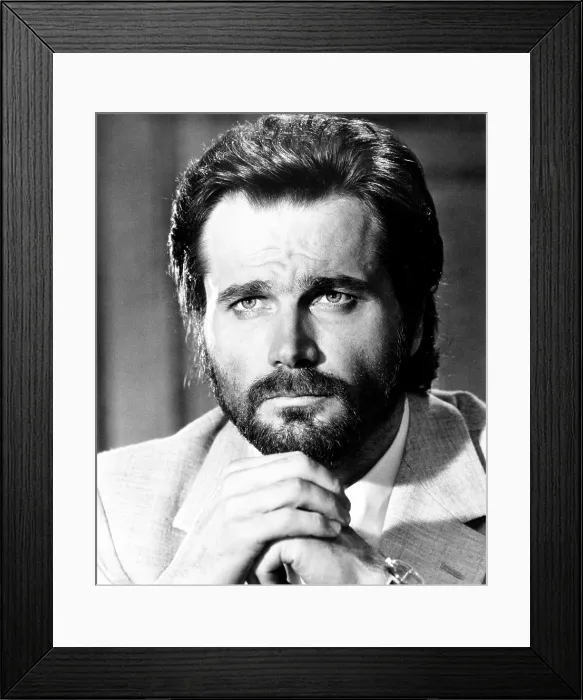 Framed Print : Franco Nero, 1972