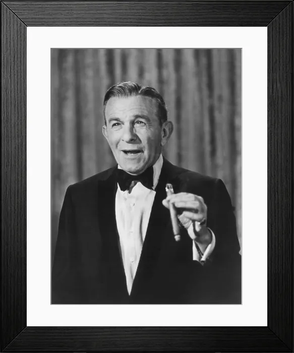 Framed Print : George Burns, 1960s Framed Print : George Burns, 1960s
