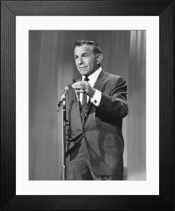 Framed Print : George Burns, 1960s Framed Print : George Burns, 1960s