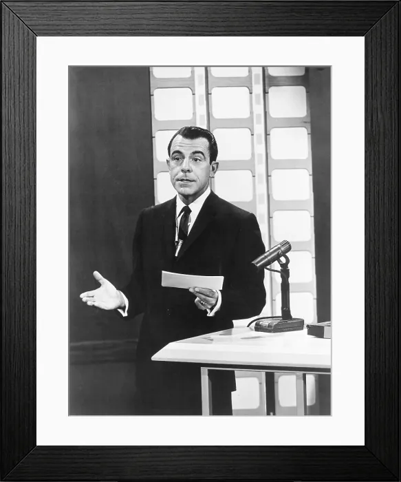 Framed Print : George Fenneman, 1950s