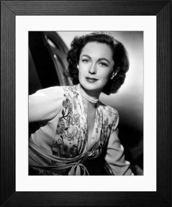Framed Print : Geraldine Fitzgerald, ca. 1940s