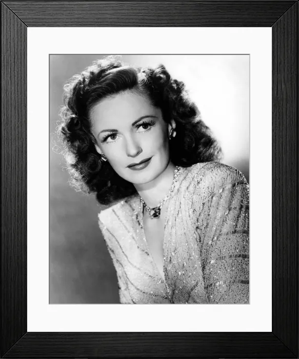 Framed Print : Geraldine Fitzgerald, ca. 1947 Framed Print : Geraldine Fitzgerald, ca. 1947