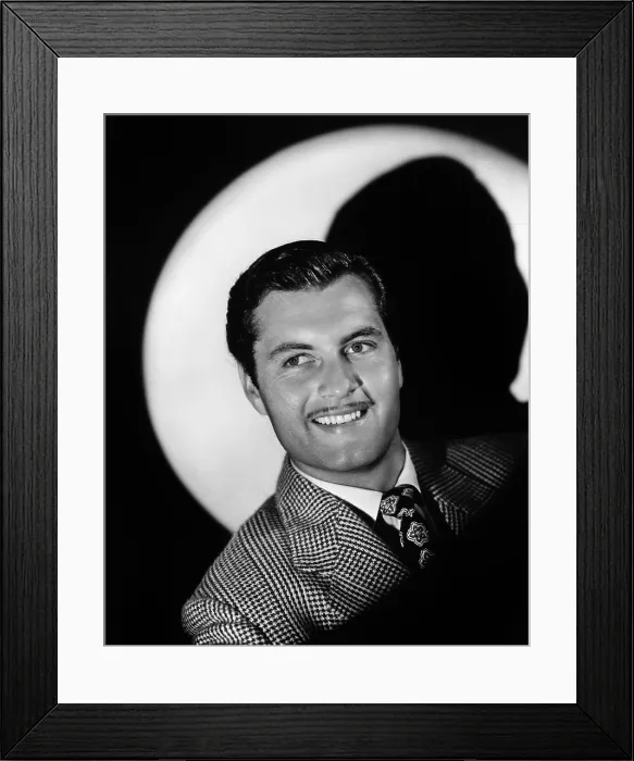 Framed Print : George Montgomery, 1943 Framed Print : George Montgomery, 1943