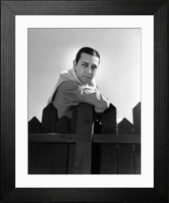 Framed Print : George Raft, Paramount Pictures portrait, 1933