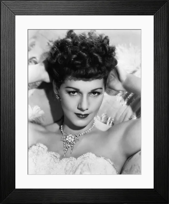 Framed Print : Maria Montez, ca. 1940s Framed Print : Maria Montez, ca. 1940s