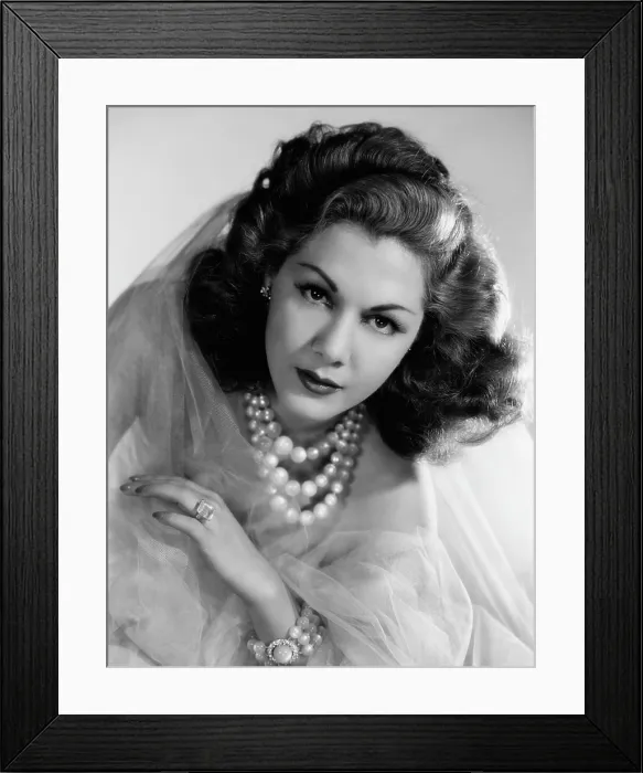 Framed Print : Maria Montez, 1943