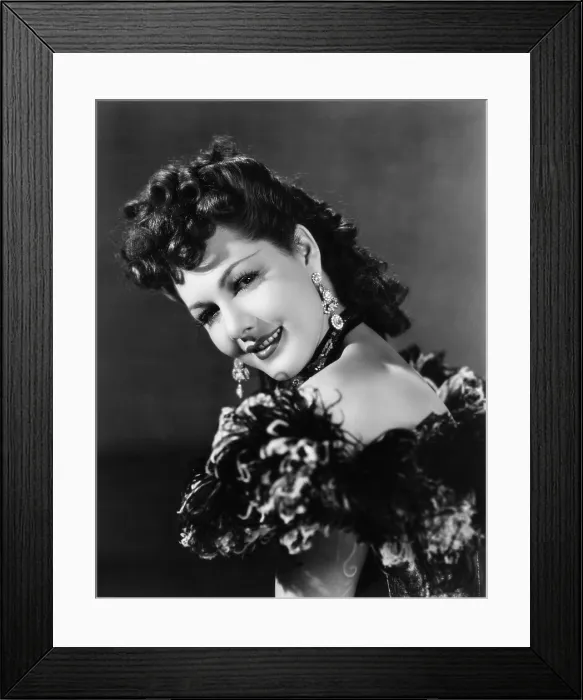 Framed Print : Maria Montez, 1942 Framed Print : Maria Montez, 1942