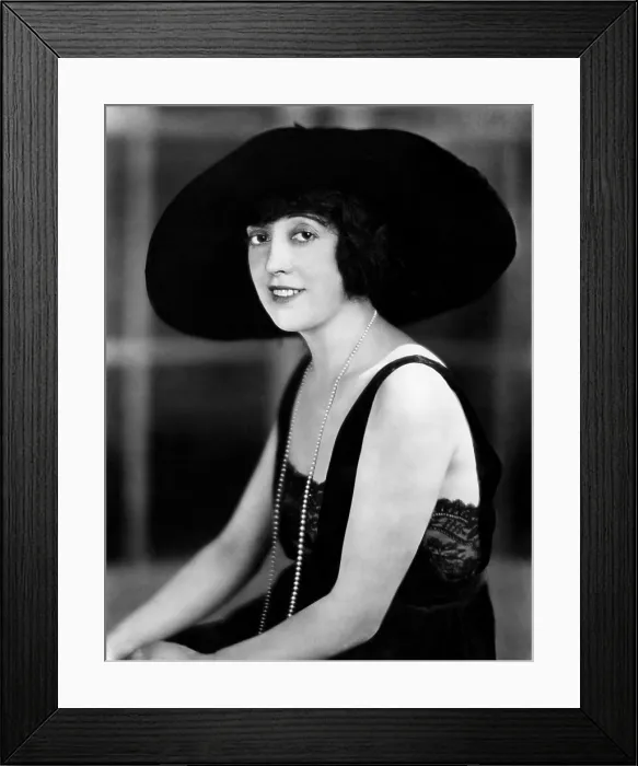 Framed Print : Mabel Normand, 1921