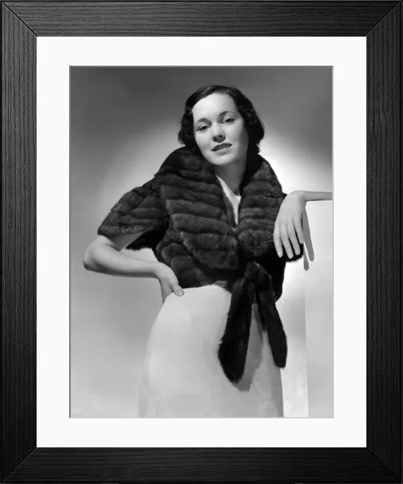 Framed Print : Maureen O'Sullivan, MGM portrait by Clarence Sinclair Bull, ca. 1930s Framed Print : Maureen O'Sullivan, MGM portrait by Clarence Sinclair Bull, ca. 1930s