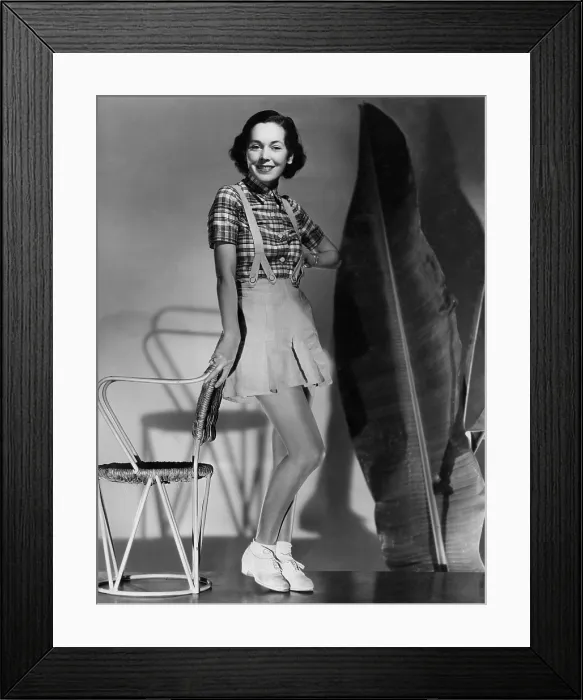 Framed Print : Maureen O'Sullivan, portrait by Clarence Sinclair Bull, ca Framed Print : Maureen O'Sullivan, portrait by Clarence Sinclair Bull, ca