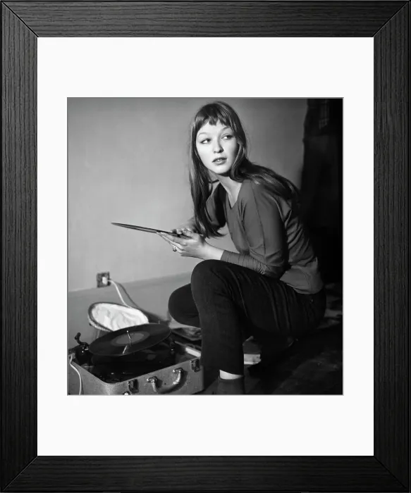 Framed Print : Marina Vlady, 1956