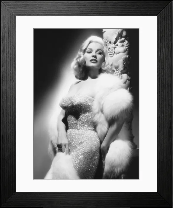 Framed Print : Mamie Van Doren, 1954