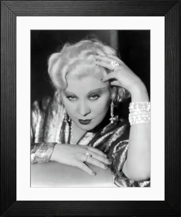 Framed Print : Mae West, portrait, 1930s
