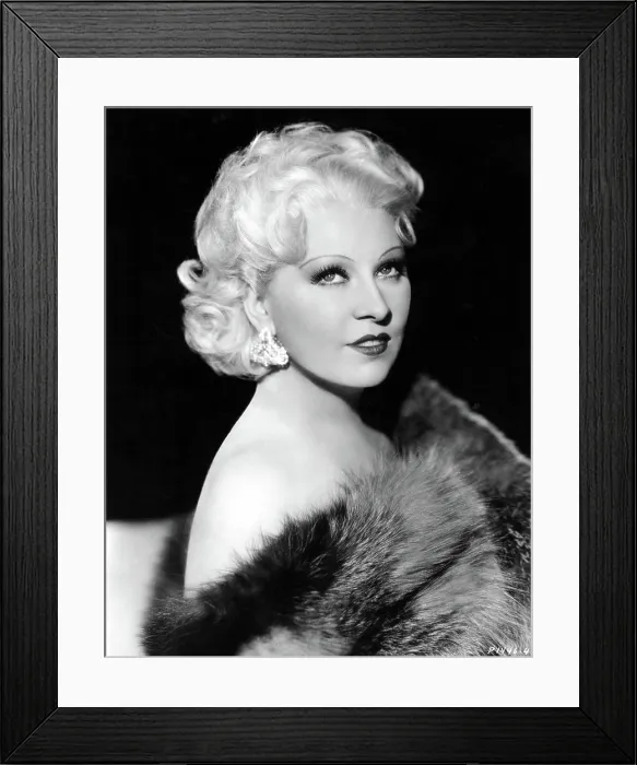 Framed Print : MAE WEST, 1936