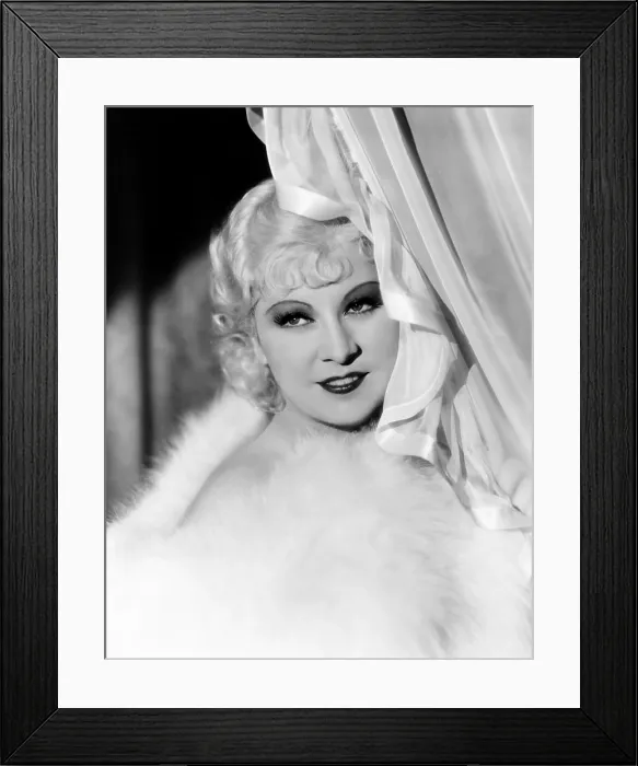 Framed Print : Mae West, 1934 Framed Print : Mae West, 1934